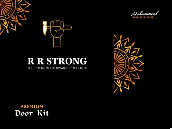 R_R_Strong_Brass_Aluminium_Door_Handle_Gold_Black