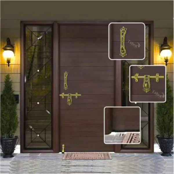 Tshot_Door_Kit_Set_Brass_Door_Kit_Premium_Quality_Handle_Door_Kit_Door_Fittings_Kit_1_Aldrop_1_Latch_2_Handles_1_Tower_Bolt_And_1_Door_Stopper_Plastic_Door_Handle_Gold_Pack_Of_6