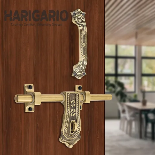 Urim_Maharaja_Style_Single_Door_Kit_Full_Fitting_Set_Zinc_Brass_Door_Handle_Gold_Pack_Of_1