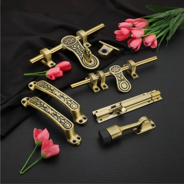 Urim_Antique_Brass_Finish_Standard_Size_Door_Fitting_Accessories_Kit_Aluminium_Door_Handle_Brown_Pack_Of_1