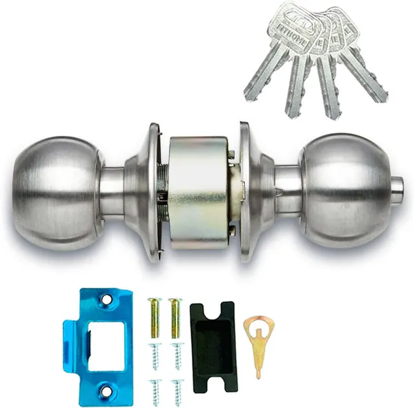 Fithome_Steel_Chrome_Deadbolts_Silver_for_secure_and_reliable_usage
