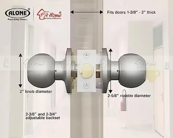 Fithome_Steel_Chrome_Deadbolts_Silver_for_secure_and_reliable_usage