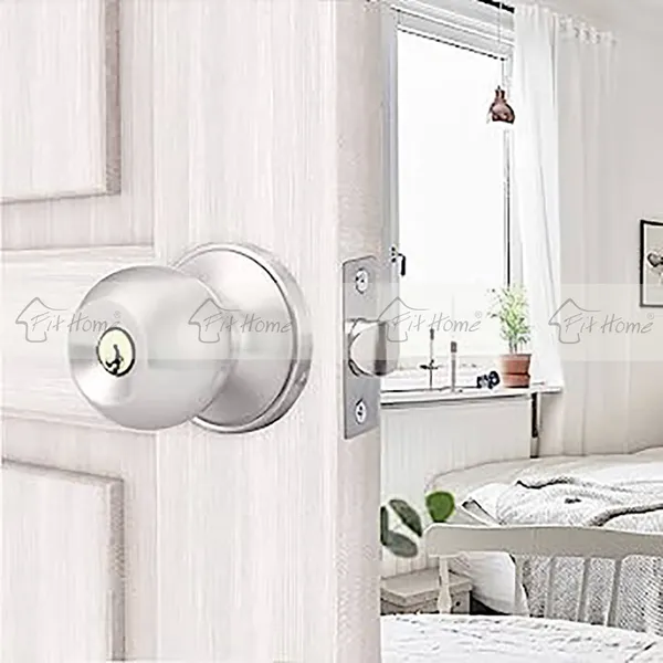 Steel_Chrome_Door_Knobs_Silver_for_secure_and_reliable_usage
