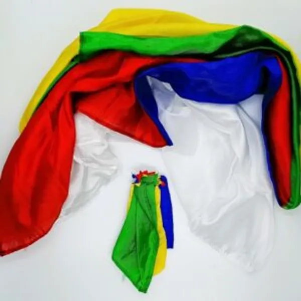 4_SQUARE_BLENDO_MAGIC_TRICK_/_FOUR_HANKIES_TO_SQUARE_BLENDO_MAGIC