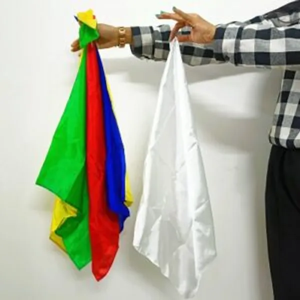 4_SQUARE_BLENDO_MAGIC_TRICK_/_FOUR_HANKIES_TO_SQUARE_BLENDO_MAGIC