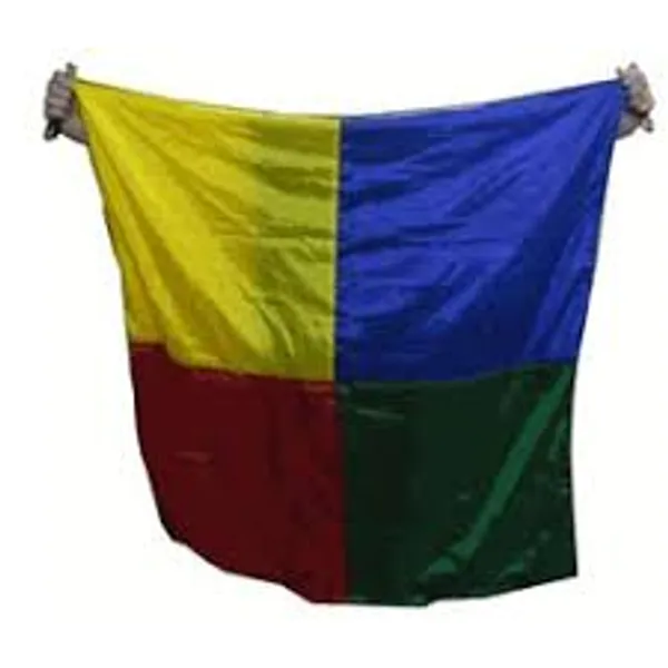 4_SQUARE_BLENDO_MAGIC_TRICK_/_FOUR_HANKIES_TO_SQUARE_BLENDO_MAGIC