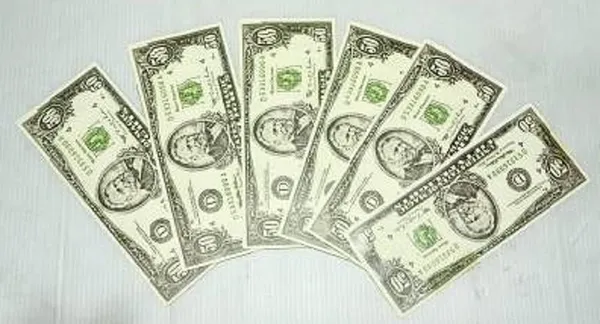 6_Bills_Repeat_Magic_Trick_/_Imitation_Dollar_Bill_Repeat_Gag