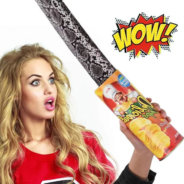 CHIPS_TO_SNAKE_SURPRISE_GIFT_/_CHIPS_GAG_TOY_/_DELICIOUS_PRANK_CHIPS