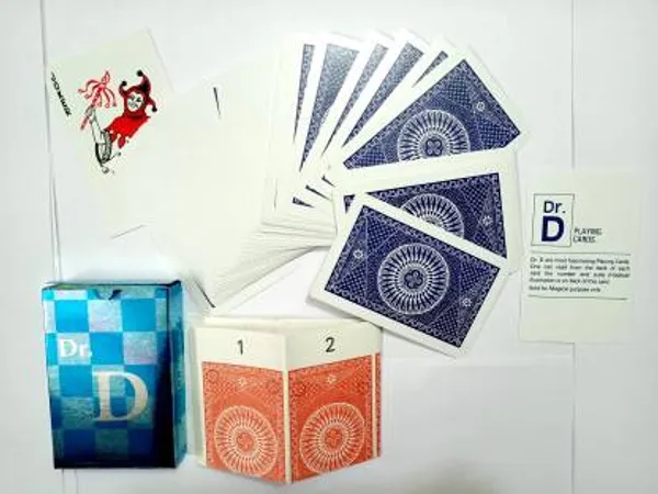 DR.D_MARKED_MAGICIAN_PLAYING_CARD_DECK_SET_OF_2_(RED_&_BLUE)
