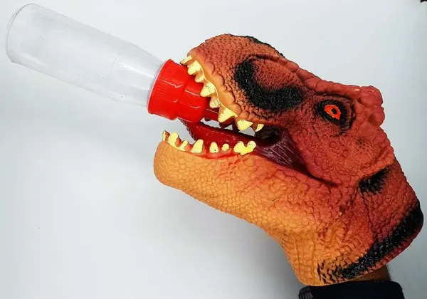 DINOSAUR_PUPPET_WITH_MAGIC_MILK_BOTTLE_TRICK_/_JURASSIC_MILKY_VENTRILOQUIST_DINOSAUR_PUPPET
