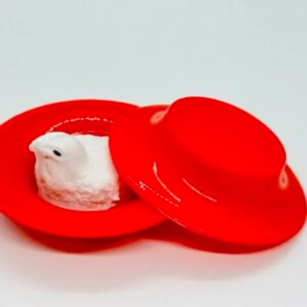 EGG_TO_HEN_MAGIC_PLATES_TRICK_(RED)_/_EGG_SURPRISE_MAGIC_TRICK_/_EGG_HATCHARY_MAGIC