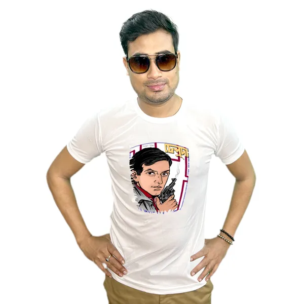 FELUDA_PRINTED_T_SHIRT_WHITE_ROUND_NECK__(POLYESTER)_UNISEX