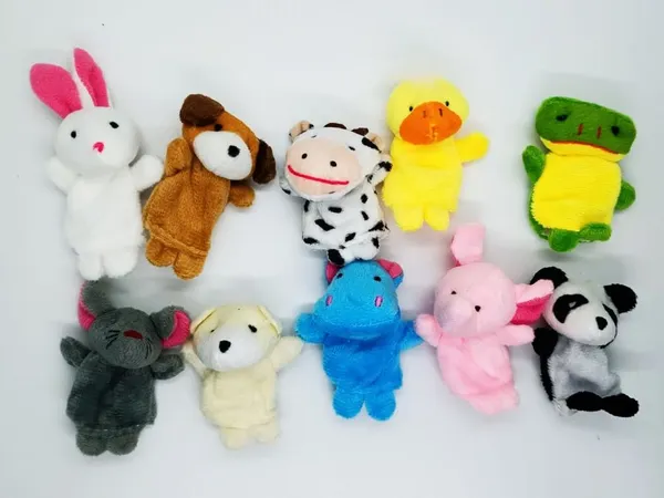 FINGER_ANIMAL_PUPPETS_(SET_OF_10)_/_FINGER_CARTOONS_SET_/_PRODUCTION_SMALL_FINGER_ANIMALS_FOR_MAGIC