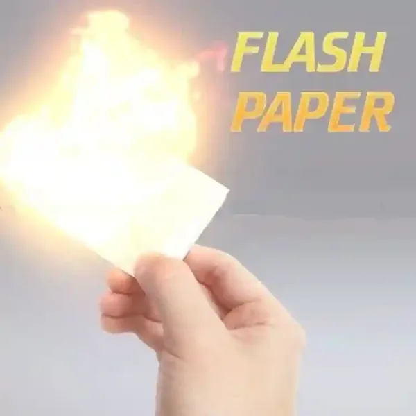 FLASH_PAPER_MAGIC_SET_OF_4_PCS_(20CM_X_20CM)_/_BAKERY_FIRE_PAPER_MAGIC_TRICK