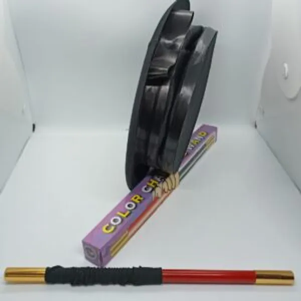 FOLDING_TOP_MAGICIAN_HAT_&_COLOR_CHANGING_WAND_COMBO_/_MAGIC_HAT_&_MAGIC_STICK_SET