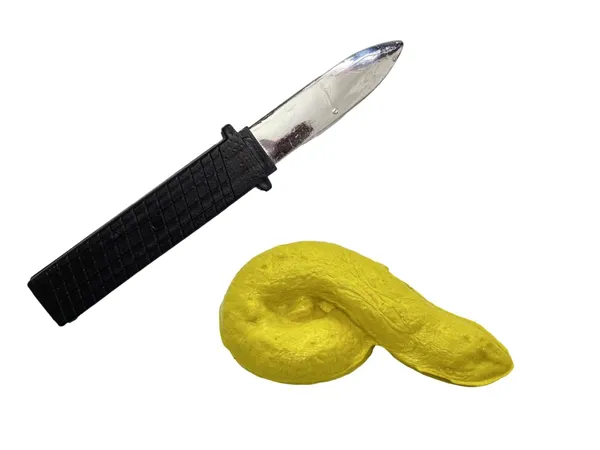 GAG_TOY_SET_/__FAKE_KNIFE_/__FAKE_POOP_PRANK_TOY_SET
