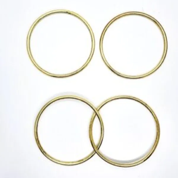 GOLDEN_LINKING_RING_SMALL_MAGIC_TRICK_(4_INCH)_SET_OF_4_RINGS_/_CHINESE_LINKING_RING_MAGIC
