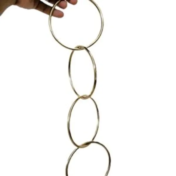 GOLDEN_LINKING_RING_SMALL_MAGIC_TRICK_(4_INCH)_SET_OF_4_RINGS_/_CHINESE_LINKING_RING_MAGIC