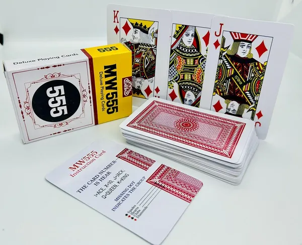 Balck_&_Red_555_Playing_Mark_Card_(Pack_Of_12)