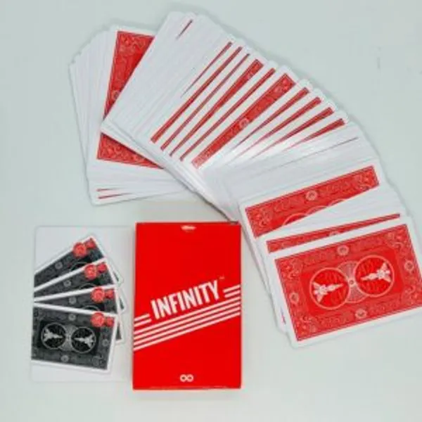 INFINITY_MARK_MAGIC_PLAYING_CARD_DECK_SET_OF_2_(RED_&_BLUE)_/_INFINITY_CHEATING_PLAYING_MARKED_CARD