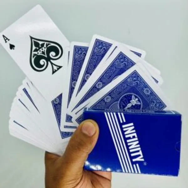 INFINITY_MARK_MAGIC_PLAYING_CARD_DECK_SET_OF_2_(RED_&_BLUE)_/_INFINITY_CHEATING_PLAYING_MARKED_CARD