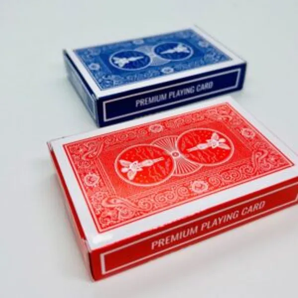 INFINITY_MARK_MAGIC_PLAYING_CARD_DECK_SET_OF_2_(RED_&_BLUE)_/_INFINITY_CHEATING_PLAYING_MARKED_CARD