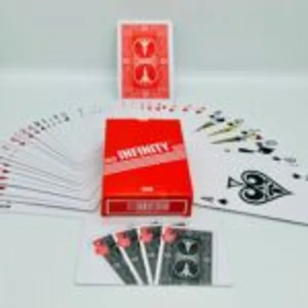 INFINITY_MARK_MAGIC_PLAYING_CARD_DECK_(RED)_/_INFINITY_CHEATING_PLAYING_MARKED_CARD