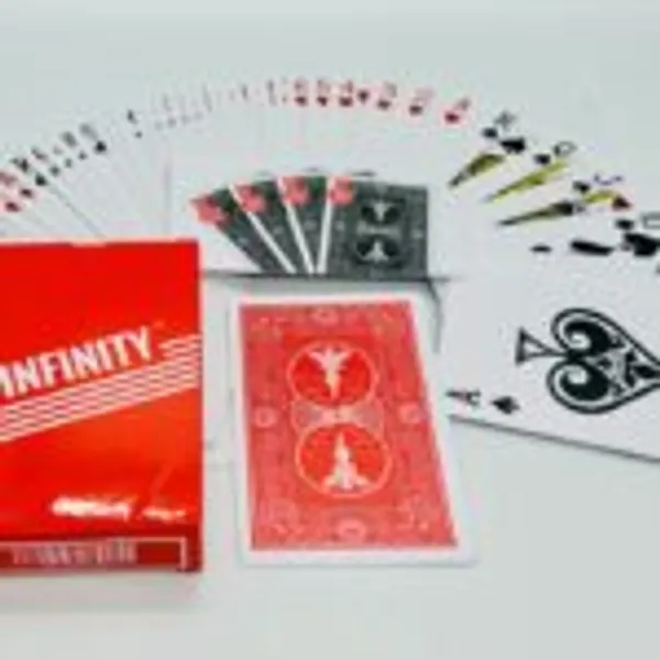 INFINITY_MARK_MAGIC_PLAYING_CARD_DECK_(RED)_/_INFINITY_CHEATING_PLAYING_MARKED_CARD