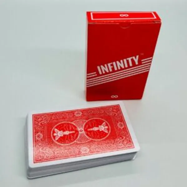 INFINITY_MARK_MAGIC_PLAYING_CARD_DECK_(RED)_/_INFINITY_CHEATING_PLAYING_MARKED_CARD