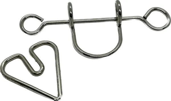 I_Love_U_Puzzle_Set_(Metal)_/_Heart_&_U-Shaped_Interlocking_Puzzle