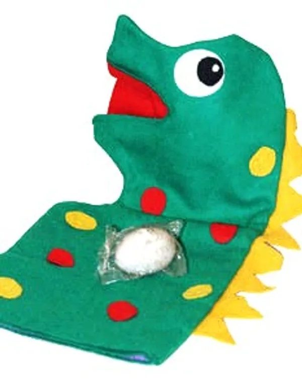 JURASSIC_EGG_BAG_CUM_PUPPET_MAGIC_/_DINOSAUR_PUPPET_FOR_VENTRILOQUISM