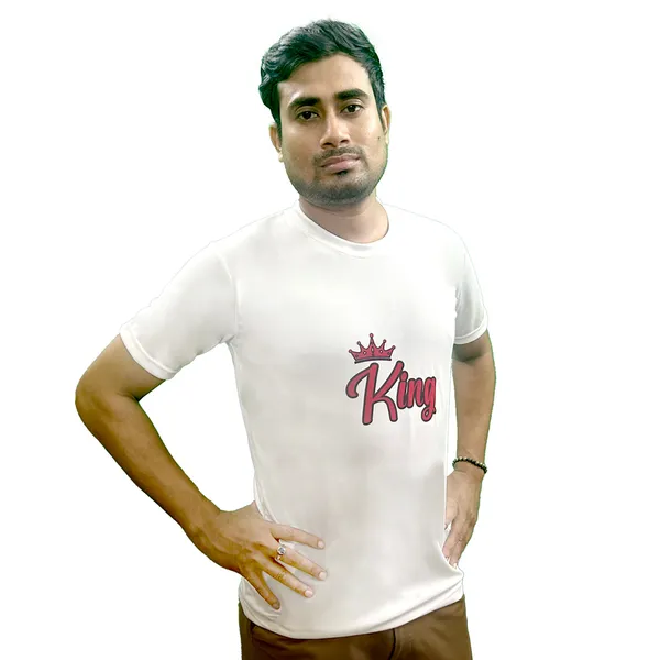 KING_PRINTED_T_SHIRT_WHITE_ROUND_NECK__(POLYESTER)_UNISEX