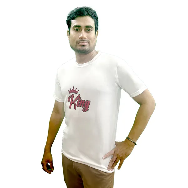 KING_PRINTED_T_SHIRT_WHITE_ROUND_NECK__(POLYESTER)_UNISEX