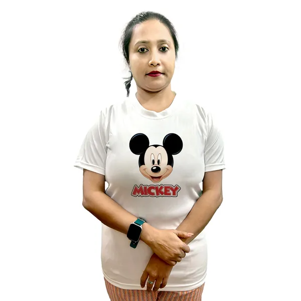 MICKY_MOUSE_2_PRINTED_T_SHIRT_WHITE_ROUND_NECK__(POLYESTER)__UNISEX