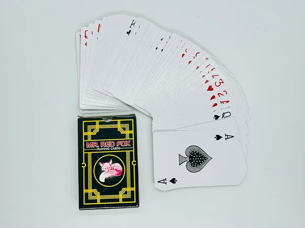 MR._RED_Fox_Marked_Magic_Card_Deck_(Set_of_2_Packs)