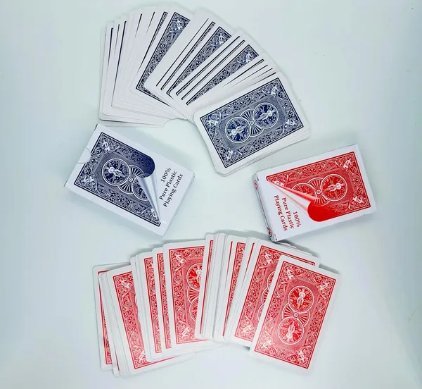 Marked_Playing_Card_Bicycle_Design_Set_of_2_(Blue_&_Red)_/_SPY_Mark_Bicycle_Card_Packet_(Plastic_Deck)