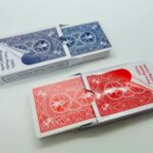 Marked_Playing_Card_Bicycle_Design_Set_of_2_(Blue_&_Red)_/_SPY_Mark_Bicycle_Card_Packet_(Plastic_Deck)