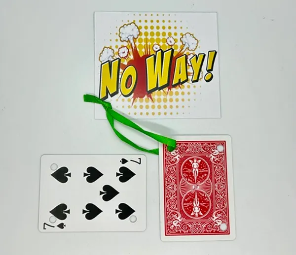 NO_WAY_BICYCLE_GAFF_CARD_MAGIC_TRICK_/_NOWAY_CARD