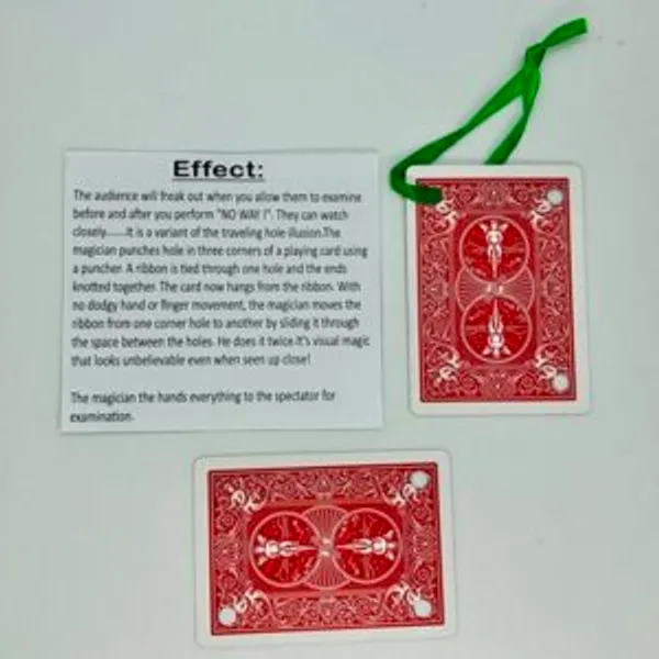 NO_WAY_BICYCLE_GAFF_CARD_MAGIC_TRICK_/_NOWAY_CARD