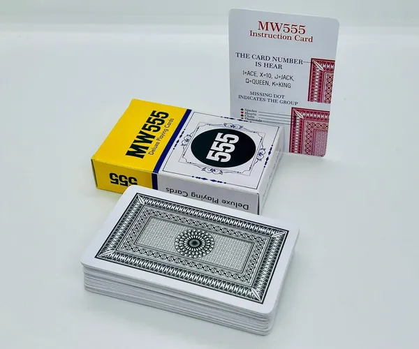 Black_555_Playing_Mark_Card_Pack_For_Magic_Show