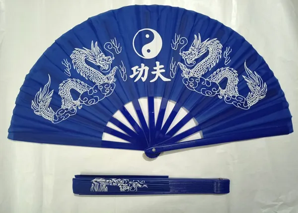 PRODUCTION_FAN_(BLUE)_/_CHINESE_DRAGON_FAN