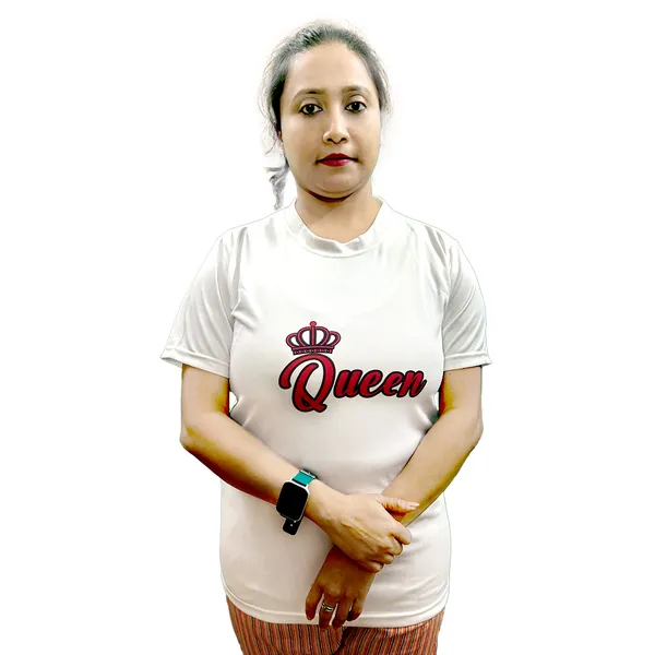 Queen_Printed_Unisex_T-Shirt_|_White_Polyester_Round_Neck