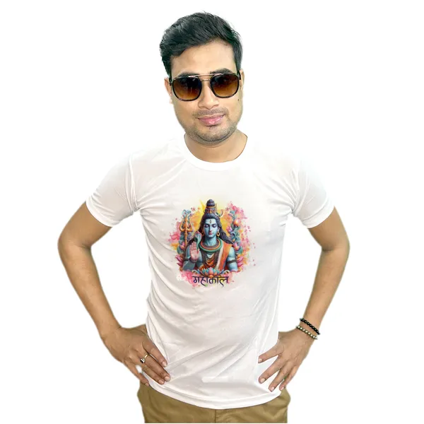 SHIV_SHANKAR_PRINTED_T_SHIRT_WHITE_ROUND_NECK__(POLYESTER)_UNISEX