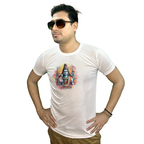 SHIV_SHANKAR_PRINTED_T_SHIRT_WHITE_ROUND_NECK__(POLYESTER)_UNISEX