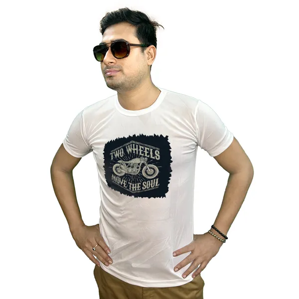 TWO_WHEELER_PRINTED_T_SHIRT_WHITE_ROUND_NECK__(POLYESTER)_UNISEX