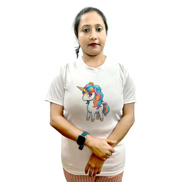 UNICORN_PRINTED_T_SHIRT_WHITE_ROUND_NECK__(POLYESTER)_FEMALE
