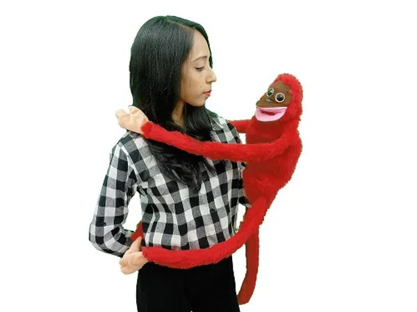 VENT_MONKEY_PUPPET_(RED)_/_VENTRILOQUISM_TALKING_PUPPET