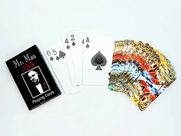Multicolor_Mr._Man_Mark_Deck_Magic_Playing_Card_(Pack_Of_2)
