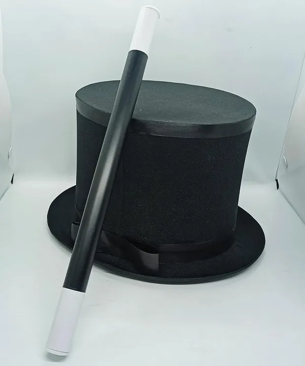 Multicolor_Magician_Hat_With_Rising_Magic_Wand_Set_Magic_Hat_&_Jumping_Wand_(_Pack_Of_2)