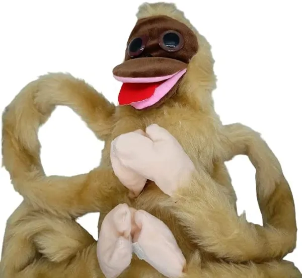 Brown_Ventriloquism_Talking_Monkey_Puppet_Far_Cloth_Ventriloquist_Monkey_Doll_Light